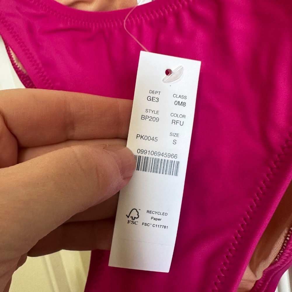 J. Crew Bikini Bottoms Hot Pink Classic Swim Suit Low Rise Size S - Picture 4 of 6